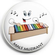 Kovová magnetka Malí muzikanti Kovová magnetka Malí muzikanti