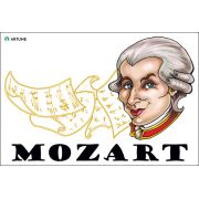 Plastová magnetka s ilustráciou skladateľa 2 Plastová magnetka s ilustráciou skladateľa 2