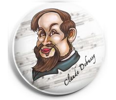 Claude Debussy (magnetka kovová)