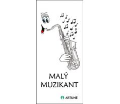 Saxofón 01 (magnetická záložka do knihy)