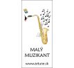 Saxofón 02 (magnetická záložka do knihy)