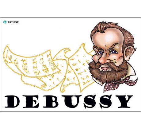Claude Debussy (magnetka plastová)