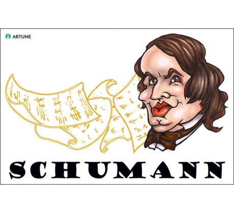 Robert Schumann (magnetka plastová)