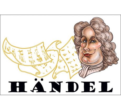 George Friedrich Händel (pohľadnica)
