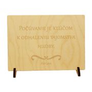 Tabuľka s citátom 100 x 140mm (obdĺžnik)