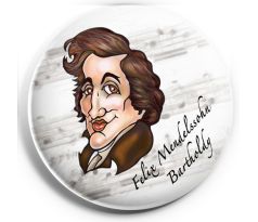 Felix Mendelssohn Bartholdy (magnetka kovová)