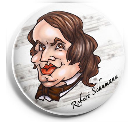 Robert Schumann (magnetka kovová)