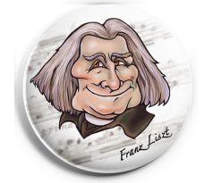 Franz Liszt (magnetka kovová)