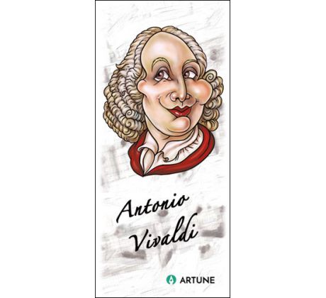 Antonio Vivaldi (magnetická záložka do knihy)