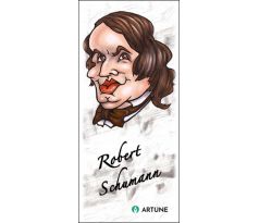 Robert Schumann (magnetická záložka do knihy)