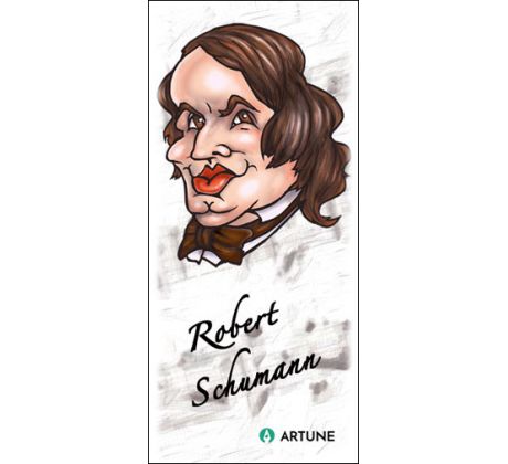 Robert Schumann (magnetická záložka do knihy)