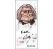 Franz Liszt (magnetická záložka do knihy)