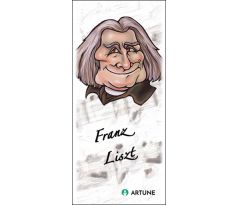 Franz Liszt (magnetická záložka do knihy)