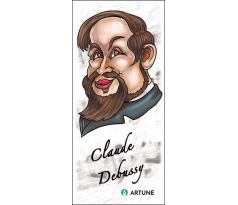 Claude Debussy (magnetická záložka do knihy)