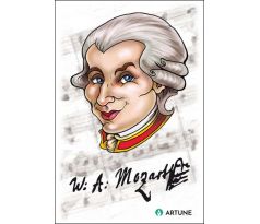 Wofgang Amadeus Mozart (magnetka plastová)