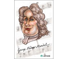 George Friedrich Händel (magnetka plastová)