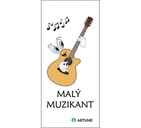 Akustická gitara 01 (magnetická záložka do knihy)