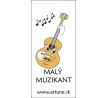 Akustická gitara 02 (magnetická záložka do knihy)