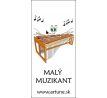 Marimba (magnetická záložka do knihy)