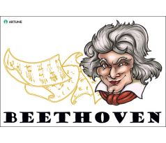 Ludwig van Beethoven (magnetka plastová)