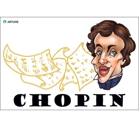 Frederik Chopin (magnetka plastová)