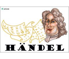 George Friedrich Händel (magnetka plastová)