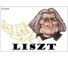 Franz Liszt (magnetka plastová)