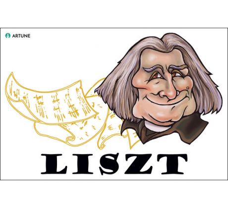 Franz Liszt (magnetka plastová)