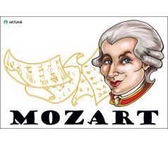 Wolfgang Amadeus Mozart (magnetka plastová)