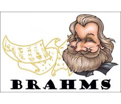 Johannes Brahms (pohľadnica)