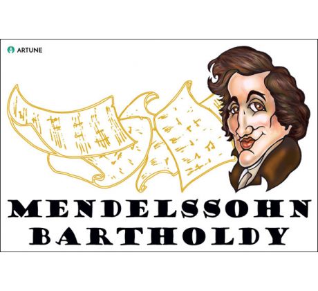 Felix Mendelssohn Bartholdy (magnetka plastová)