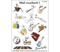 Samolepky Malí muzikanti 1 - aršík