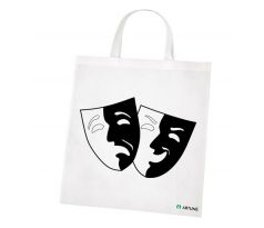 Divadelné masky (čierna)