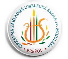 Magnetka kovová s logom školy