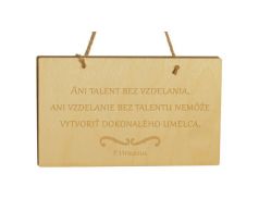 Ani talent bez vzdelania, ani vzdelanie bez talentu nemôže vytvoriť dokonalého umelca.