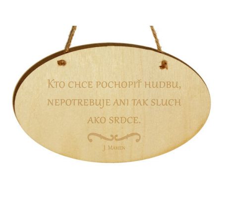 Kto chce pochopiť hudbu, nepotrebuje ani tak sluch ako srdce.