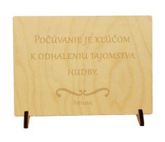 Počúvanie je kľúčom k odhaleniu tajomstva hudby.