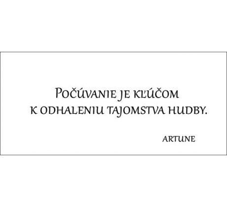 Počúvanie je kľúčom k odhaleniu tajomstva hudby.