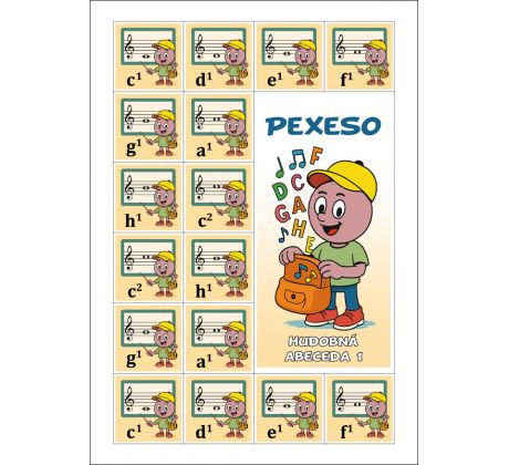 pexeso Hudobná abeceda 1