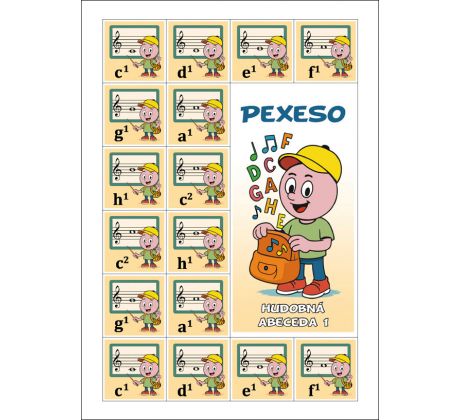 pexeso Hudobná abeceda 1